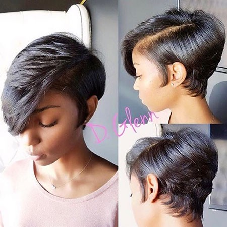 Long Pixie Short Hairstyles for Black Women