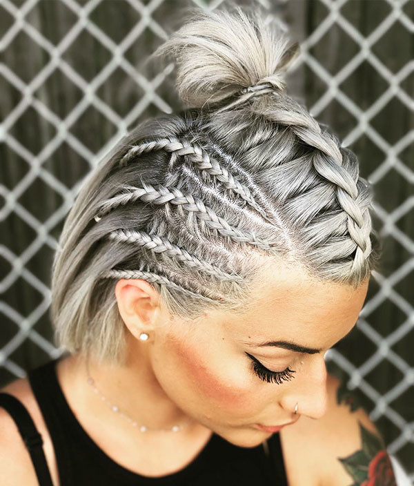 Amazing Braids for Short Hair - The UnderCut (600 x 704 Pixel)