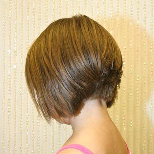 Casual Light Brown Short Stacked Haircut