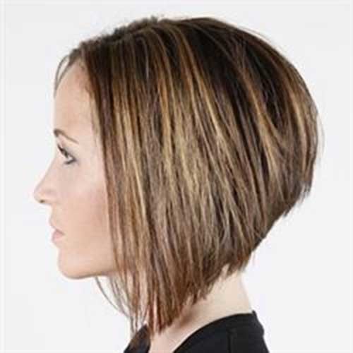 Nice Short Stacked Haircut for Thick Hair