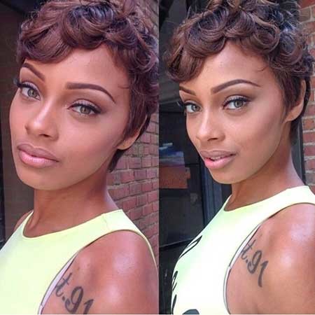 Short Pixie Curly Hairstyle