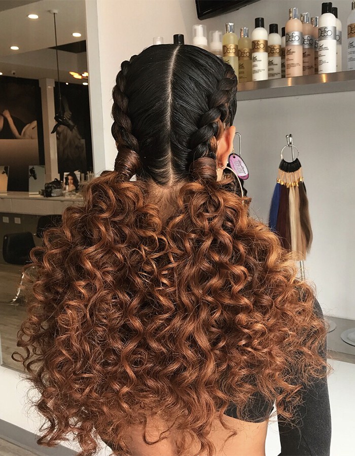 Back Braided Hairstyle