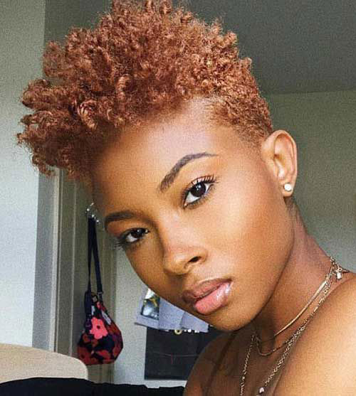 Short Natural African American Hairstyle