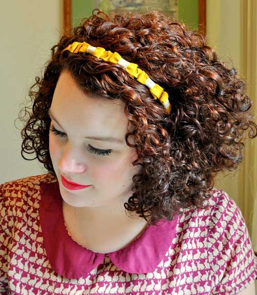 Short Thick Curly Hairstyle
