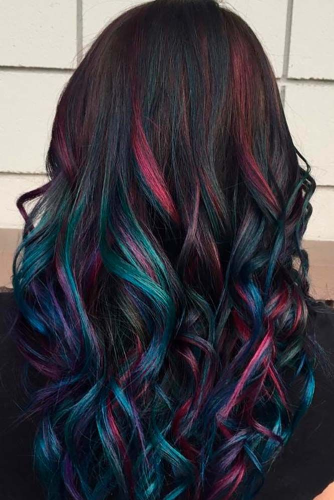 Dark Rainbow Hair