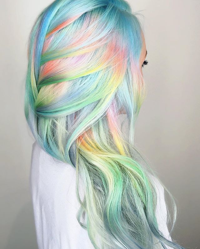 Soft Pastel Unicorn Hair