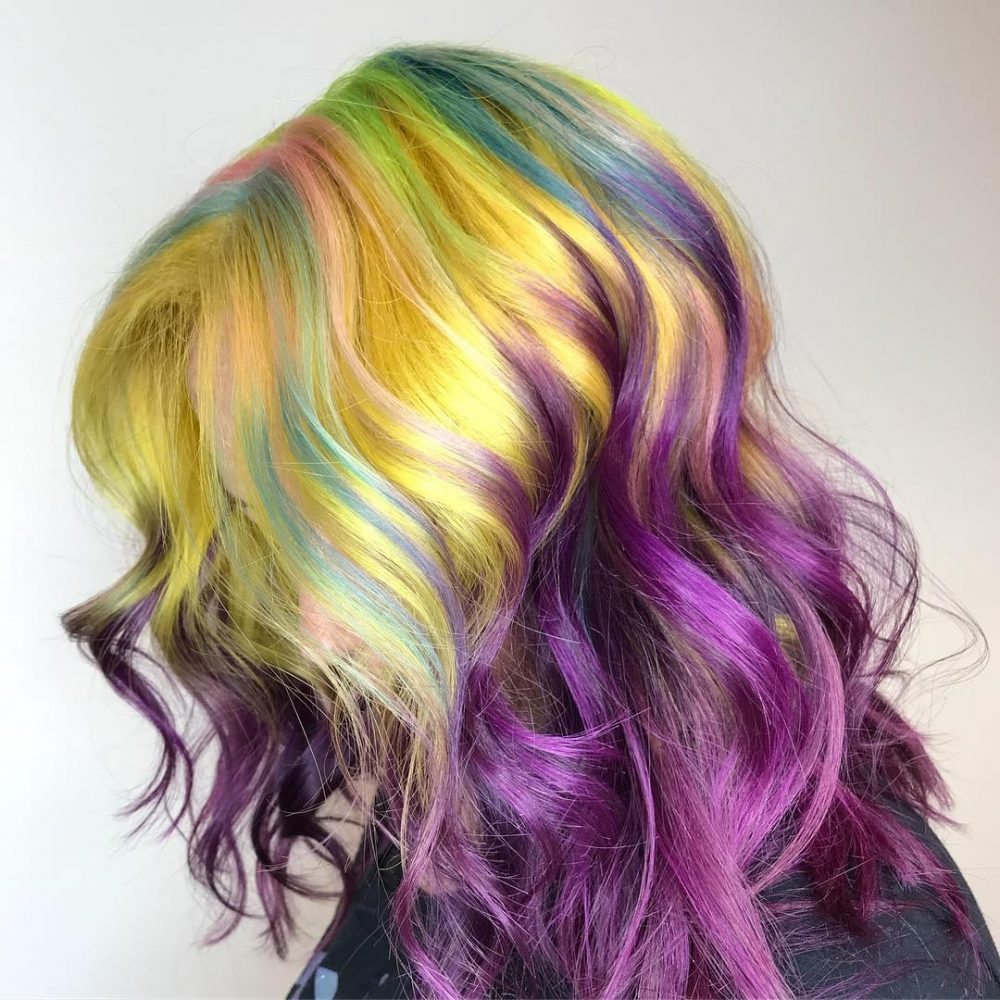 Sunshine and Rainbow Hair
