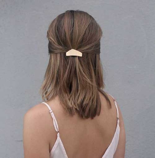 Easy Short To Mid Updo