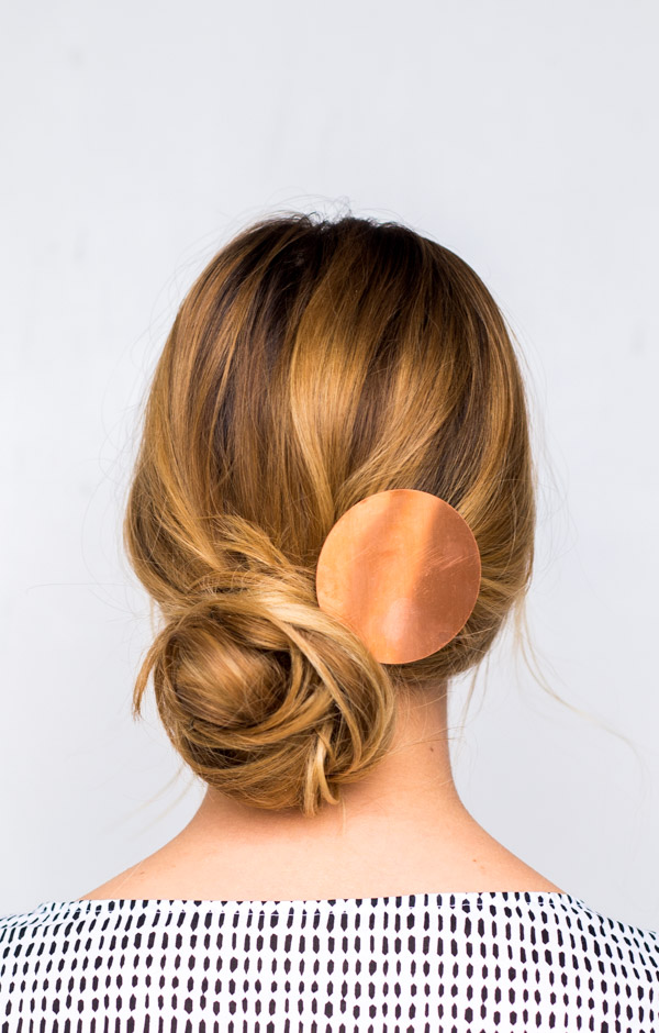 Side Swept Chignon Hairstyle