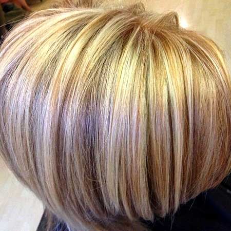 Blonde Colored Short Hair for Girls