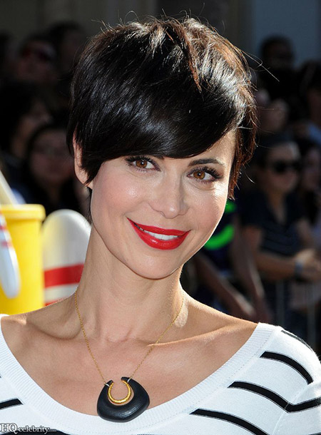 Catherine Bell’s Lovely Messy Pixie Cut