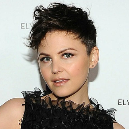 Ginnifer Goodwin’s Lovely Messy Pixie Cut - Celebrity Short Hairstyles for Women