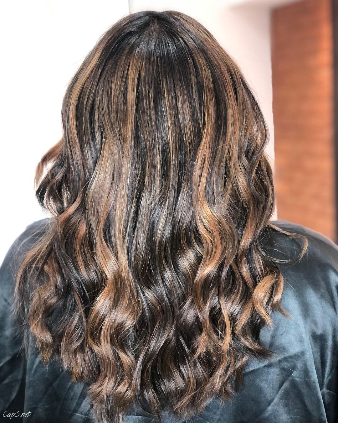 Chocolate Hair With Blonde Highlights