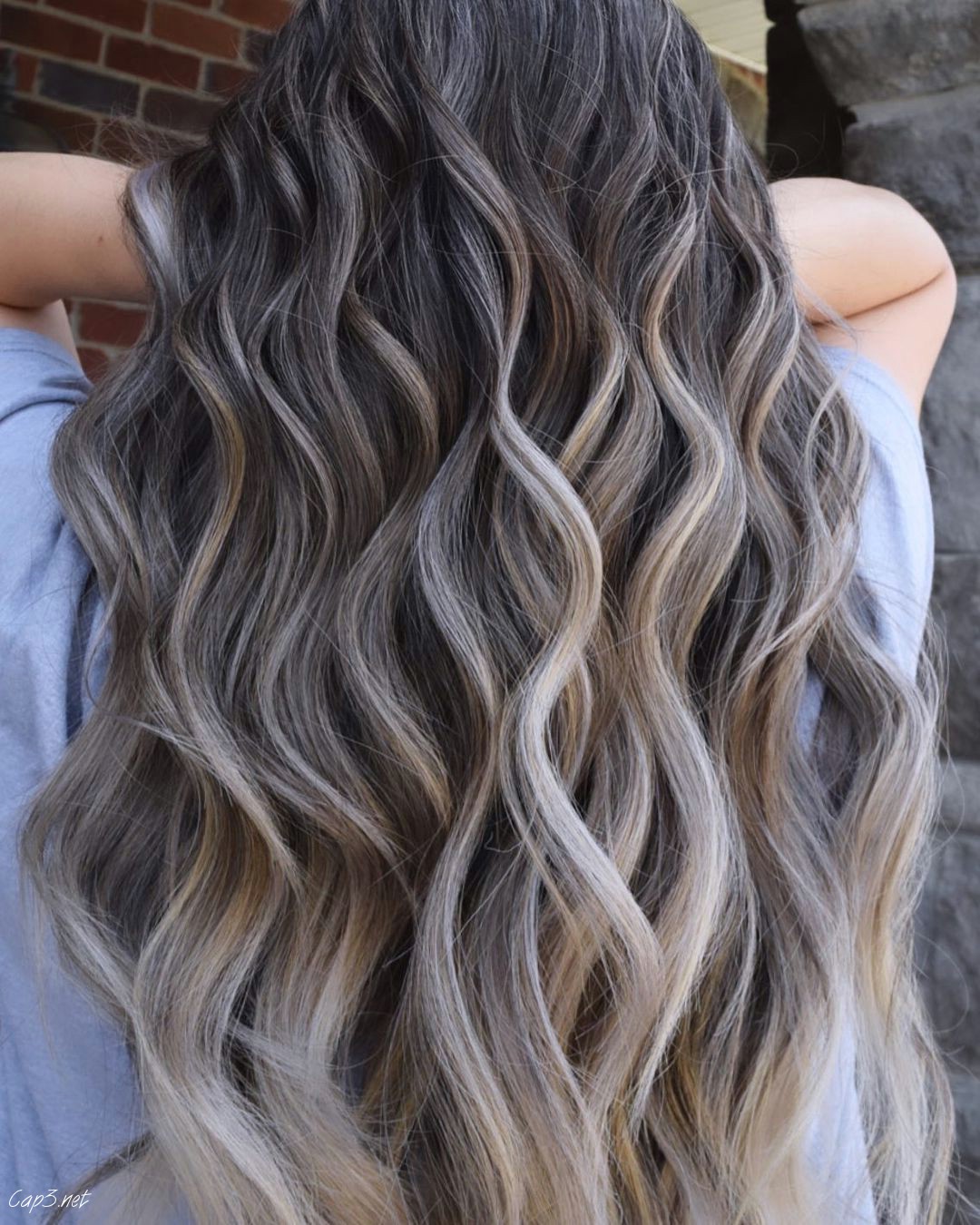 Icy Silver Blonde Hair