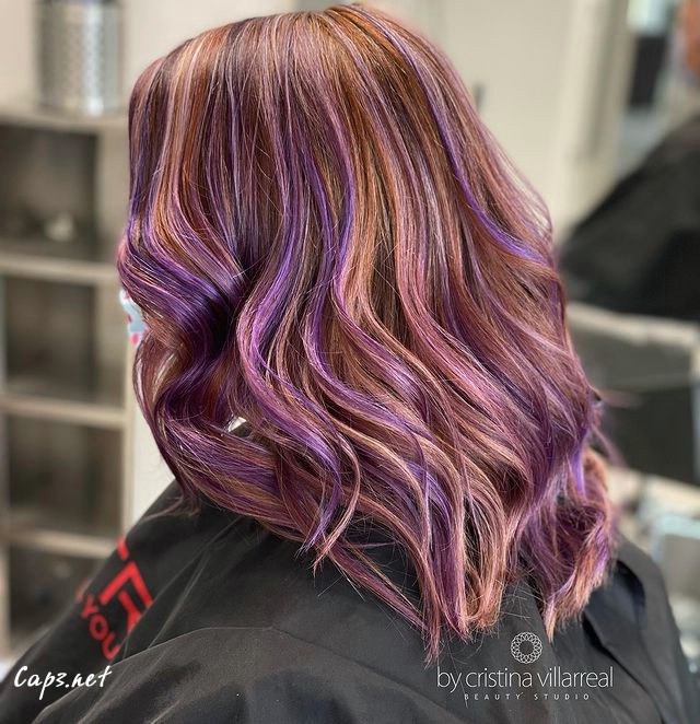 Mixing purple