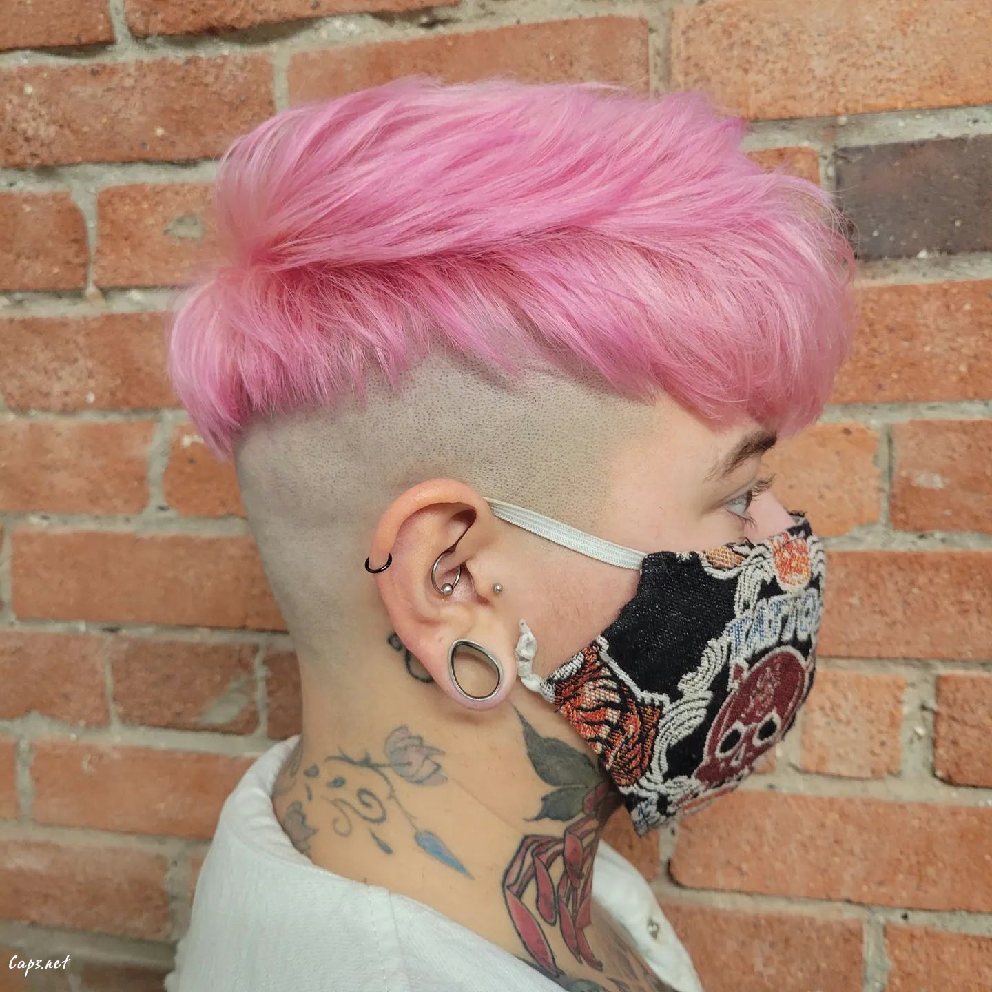 Pink Pixie With A Fade