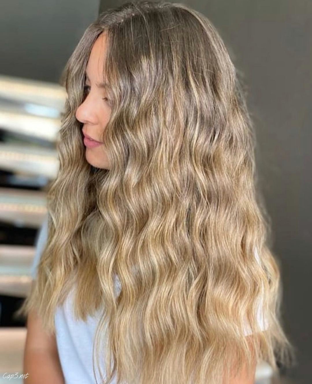 Curly Natural Dirty Blonde