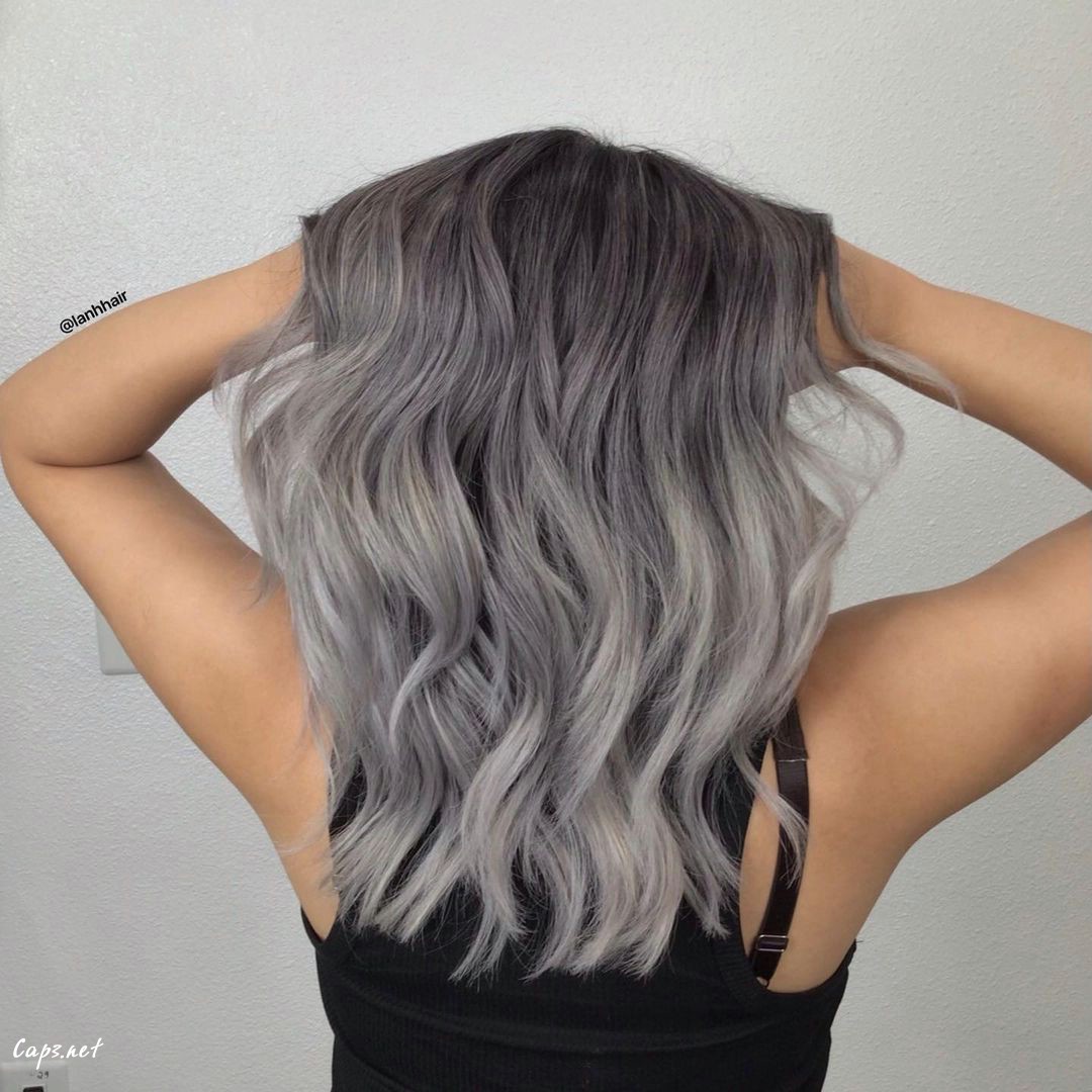 Grey Silver Modern Asian Hair