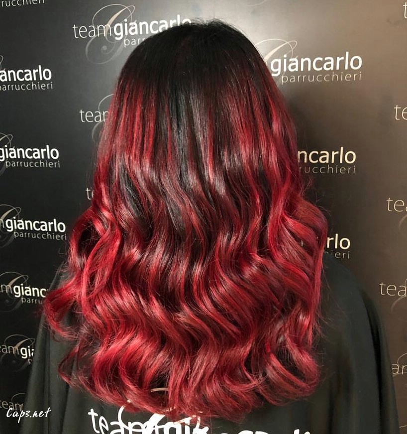 Hair With Highlights Red Pop
