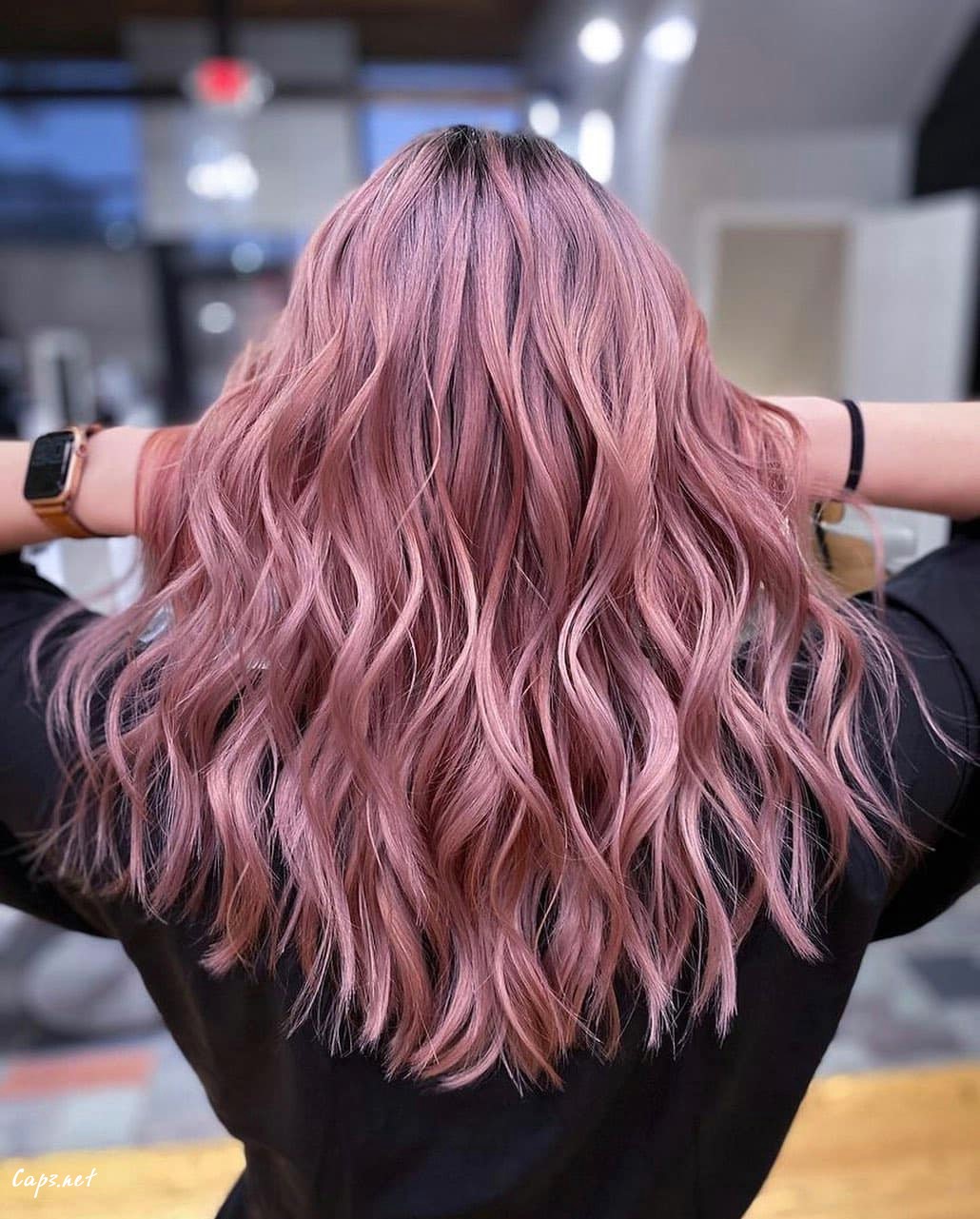 Hot Retro Pink Modern Asian Hair