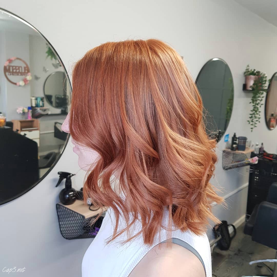 Copper Auburn Hair For Round Face
