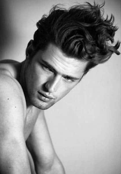 classy hairstyles for long curly hair for men