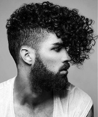 men long curly hair styles