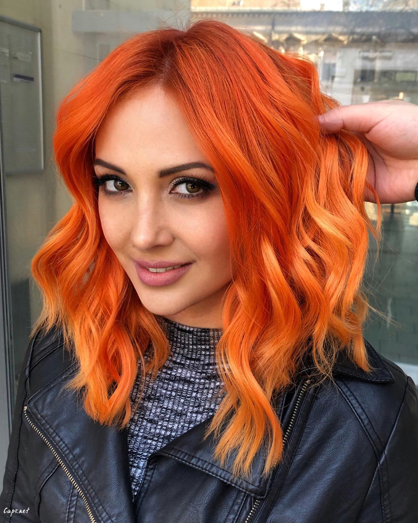 Bright Orange Copper Hair