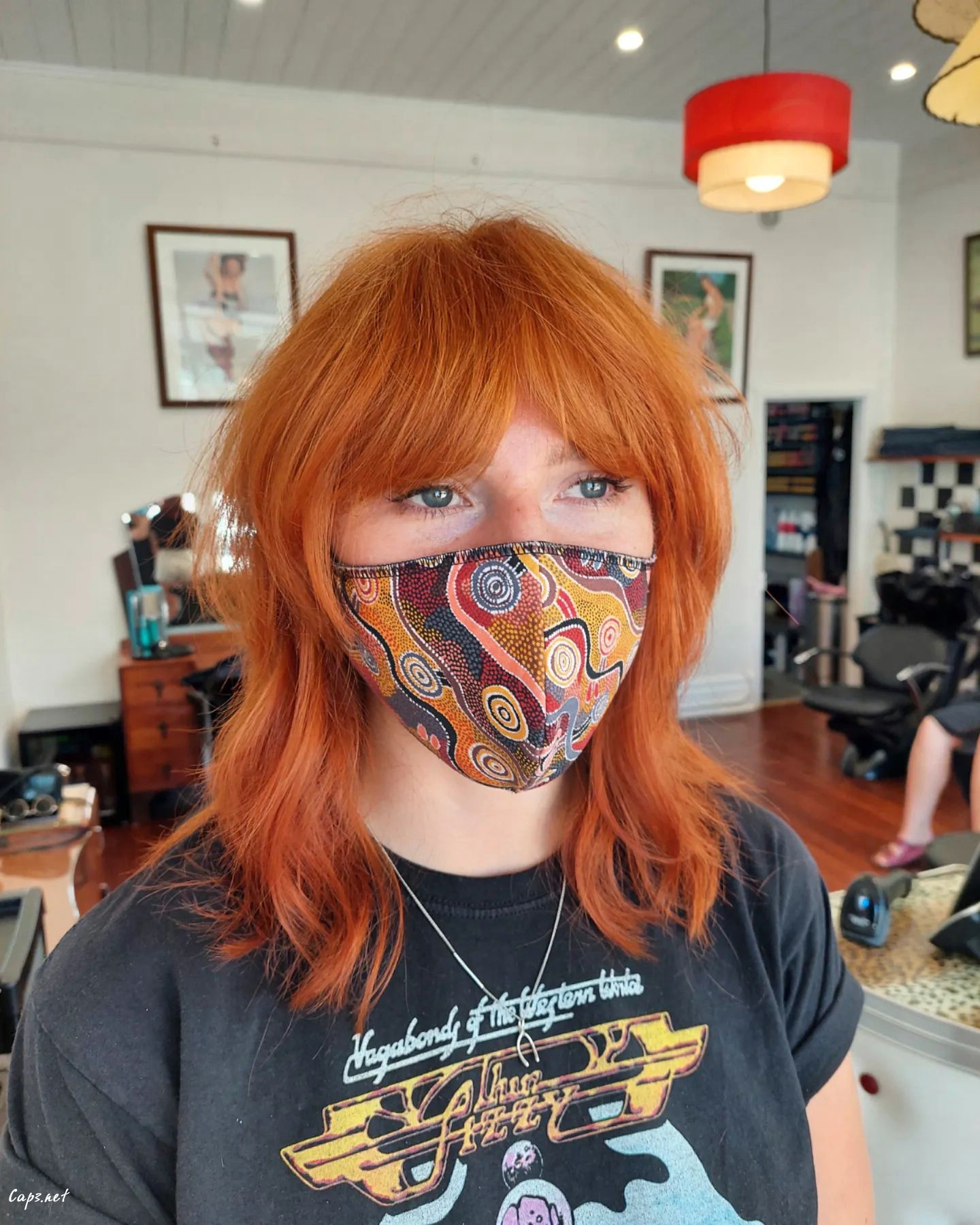 Copper Hair With Bangs