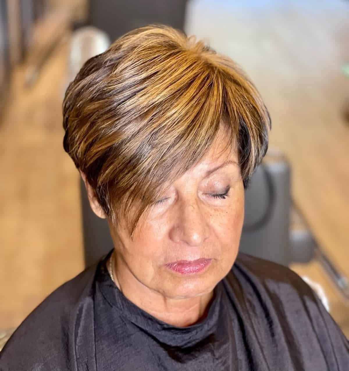 short pixie bob for old ladies in their sixties