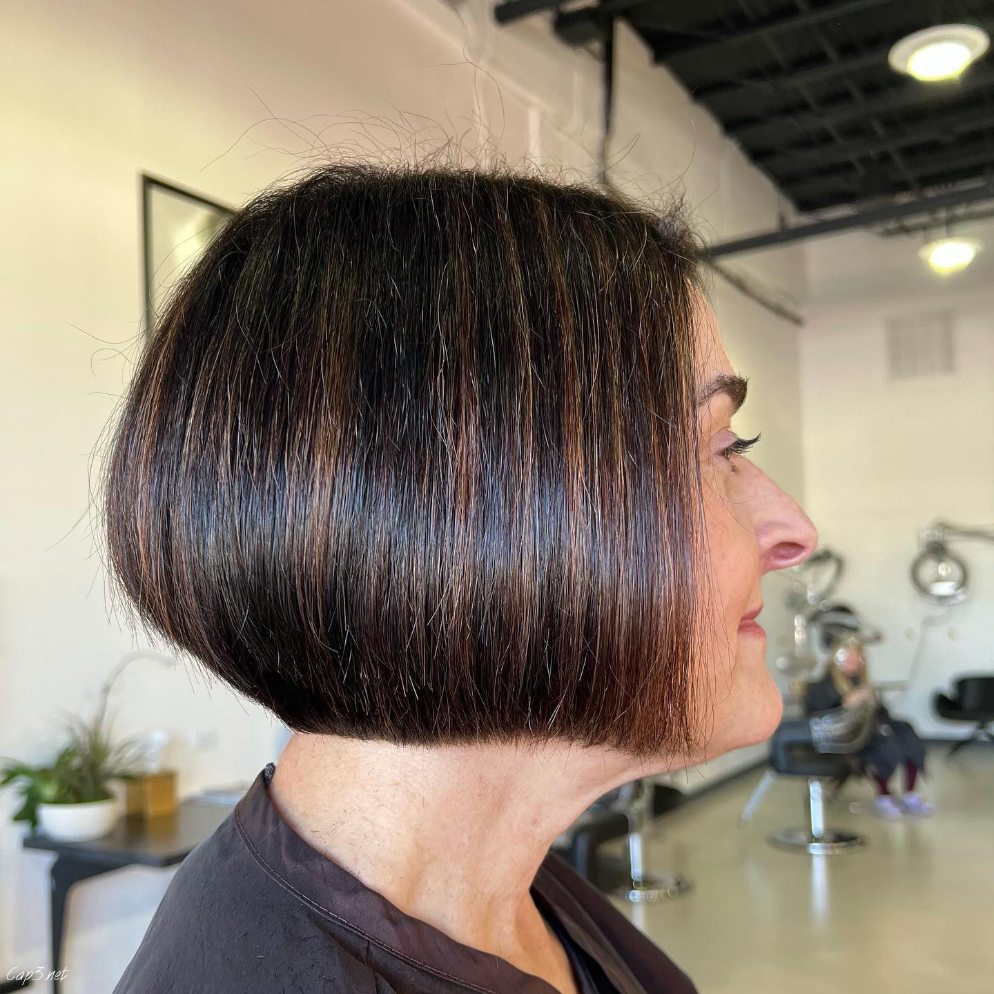 Layered Bob With Highlights Look