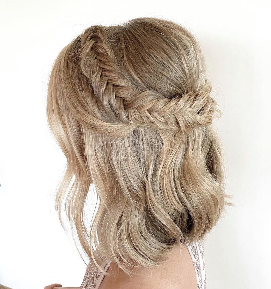 braided with wavy texture