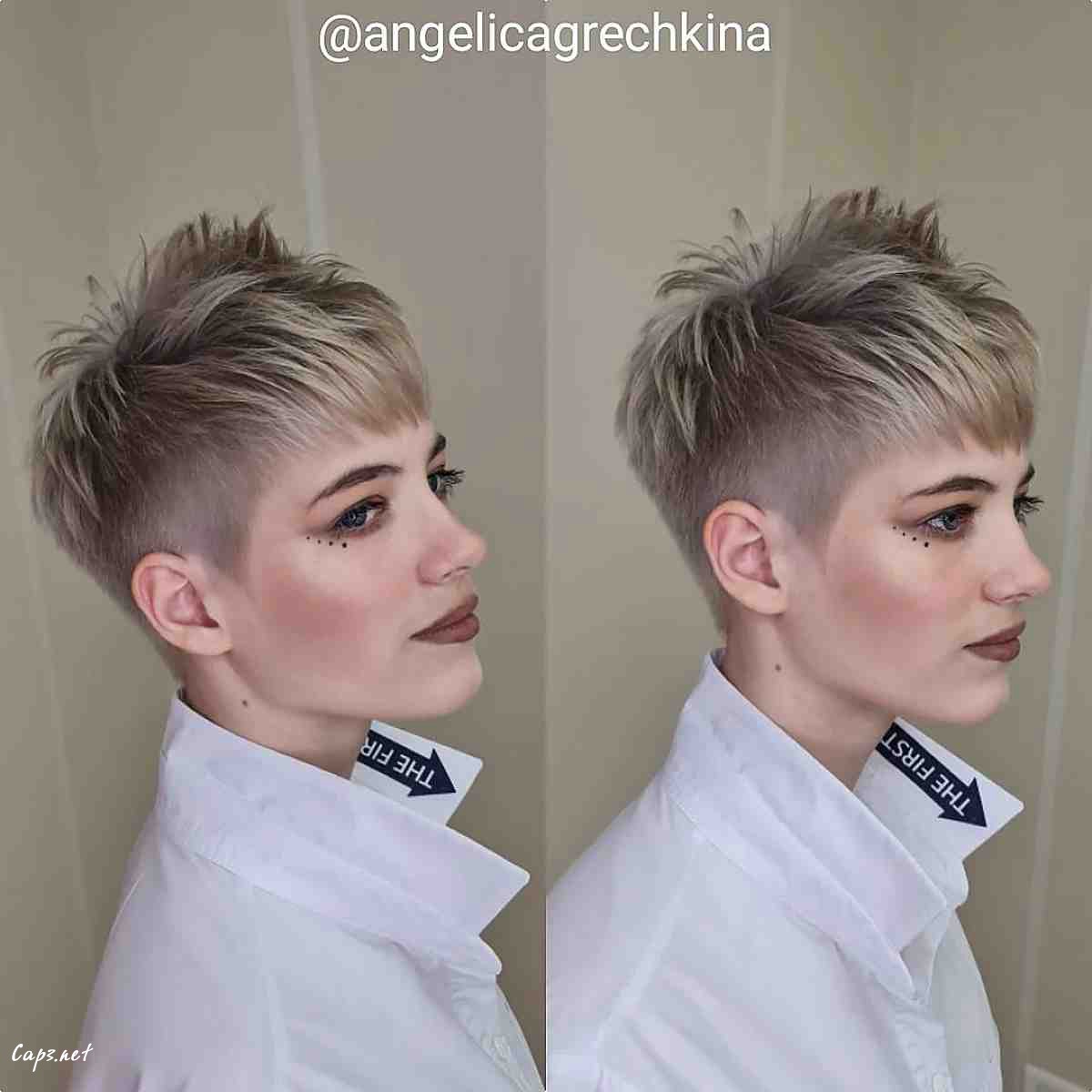 tapered pixie for thin hair
