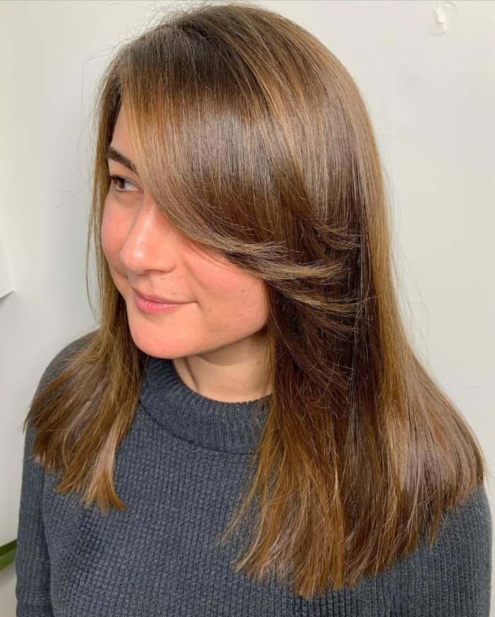 Smooth Side Swept Bangs