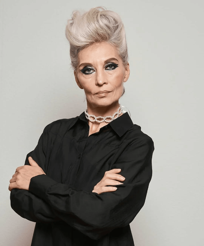 The New Victory Roll hairstyle for women over 60