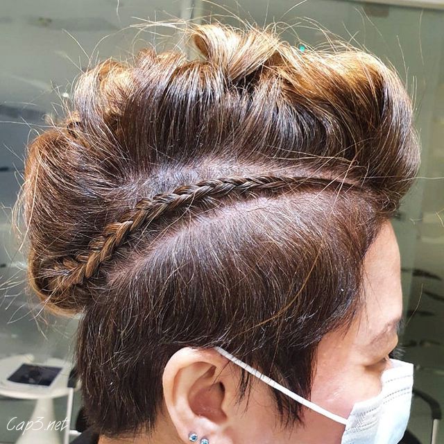 Unique Light Brown Hairstyle