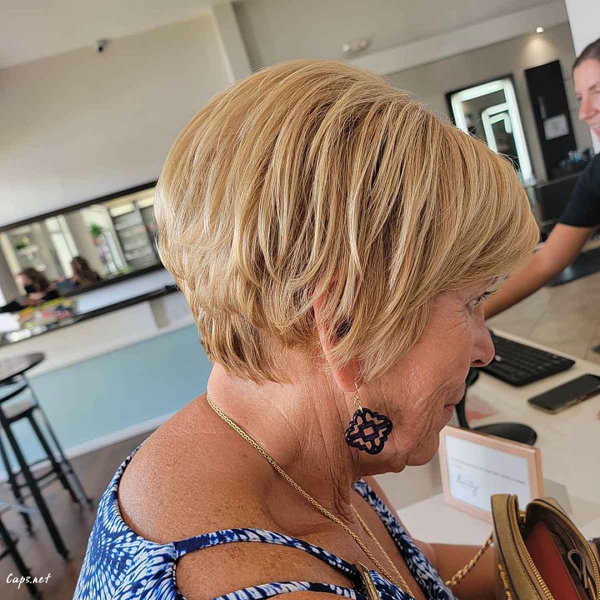 short wash and wear cut for ladies past their 60s