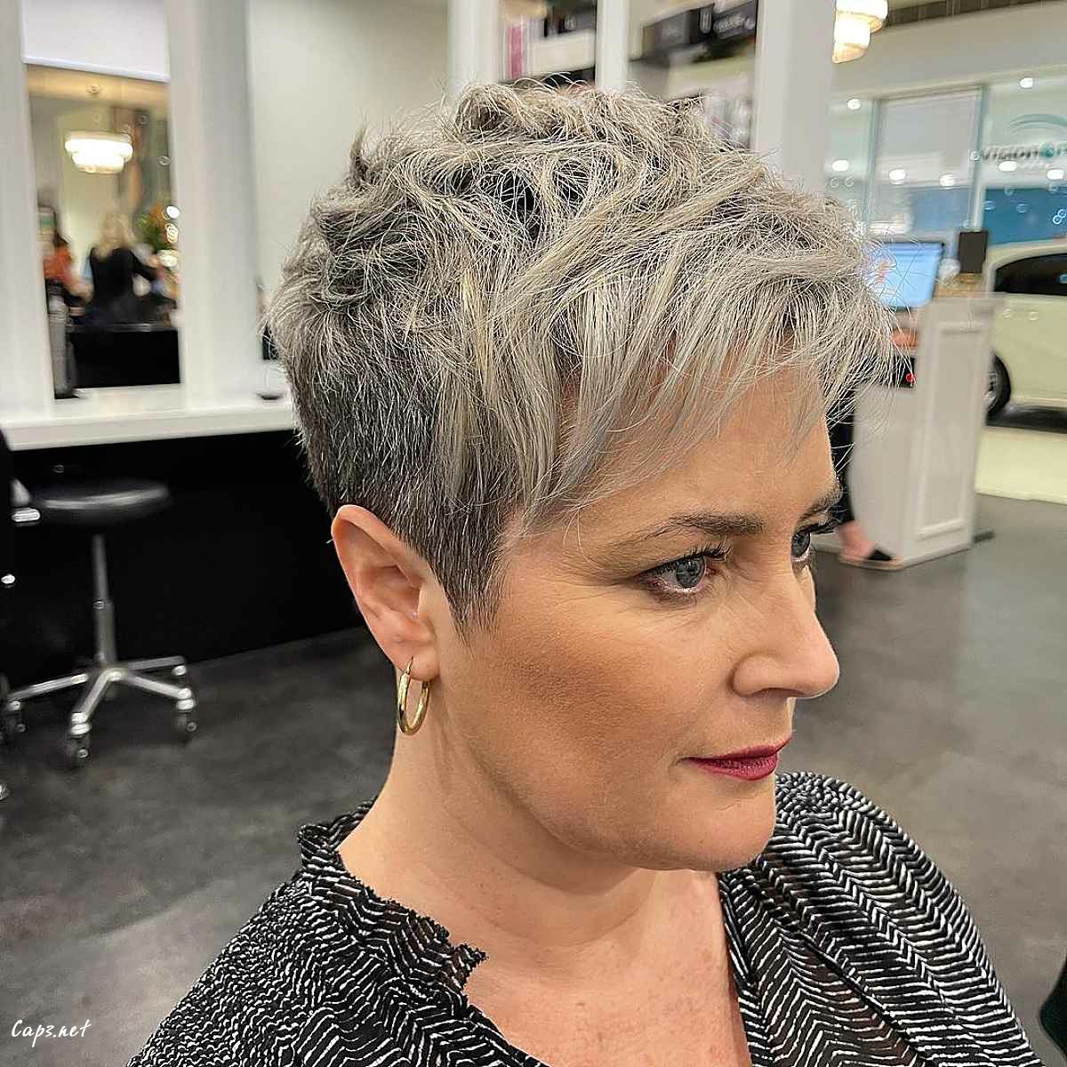 spunky pixie for women over 50