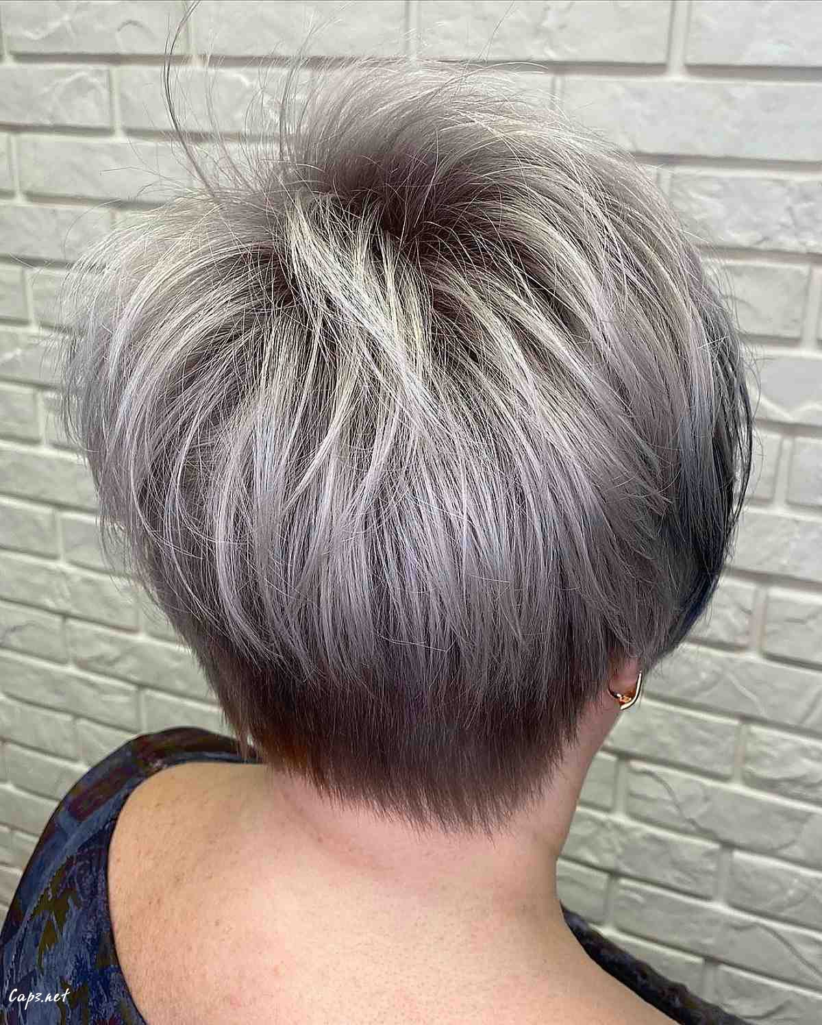 tapered pixie hairstyle