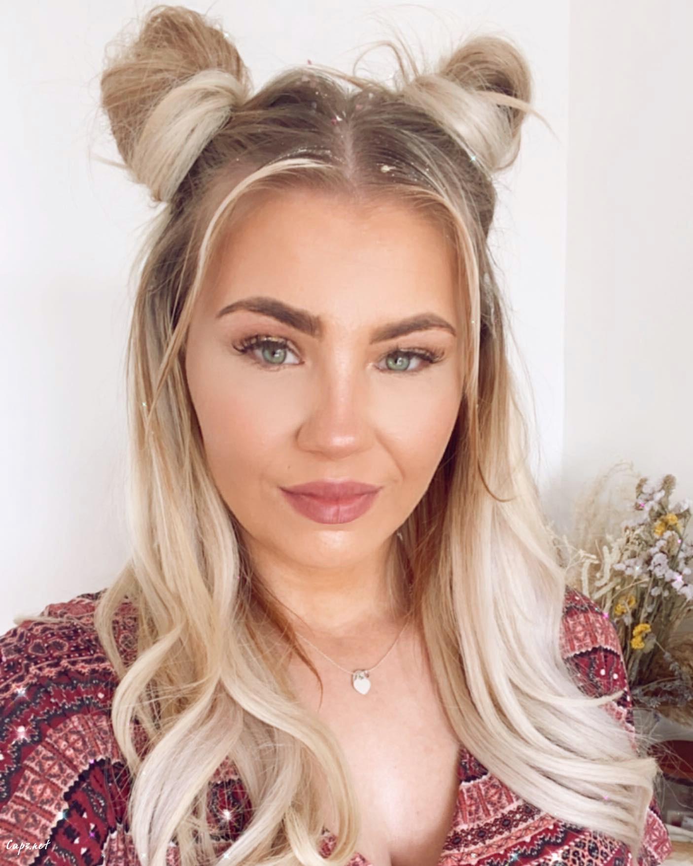 Blonde Cool Space Buns
