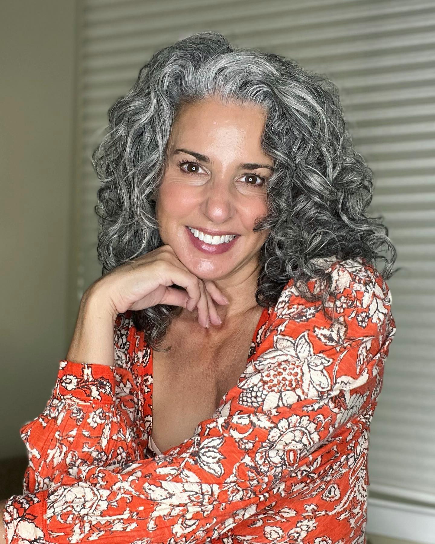 Curly Silver Hair For Mature Women