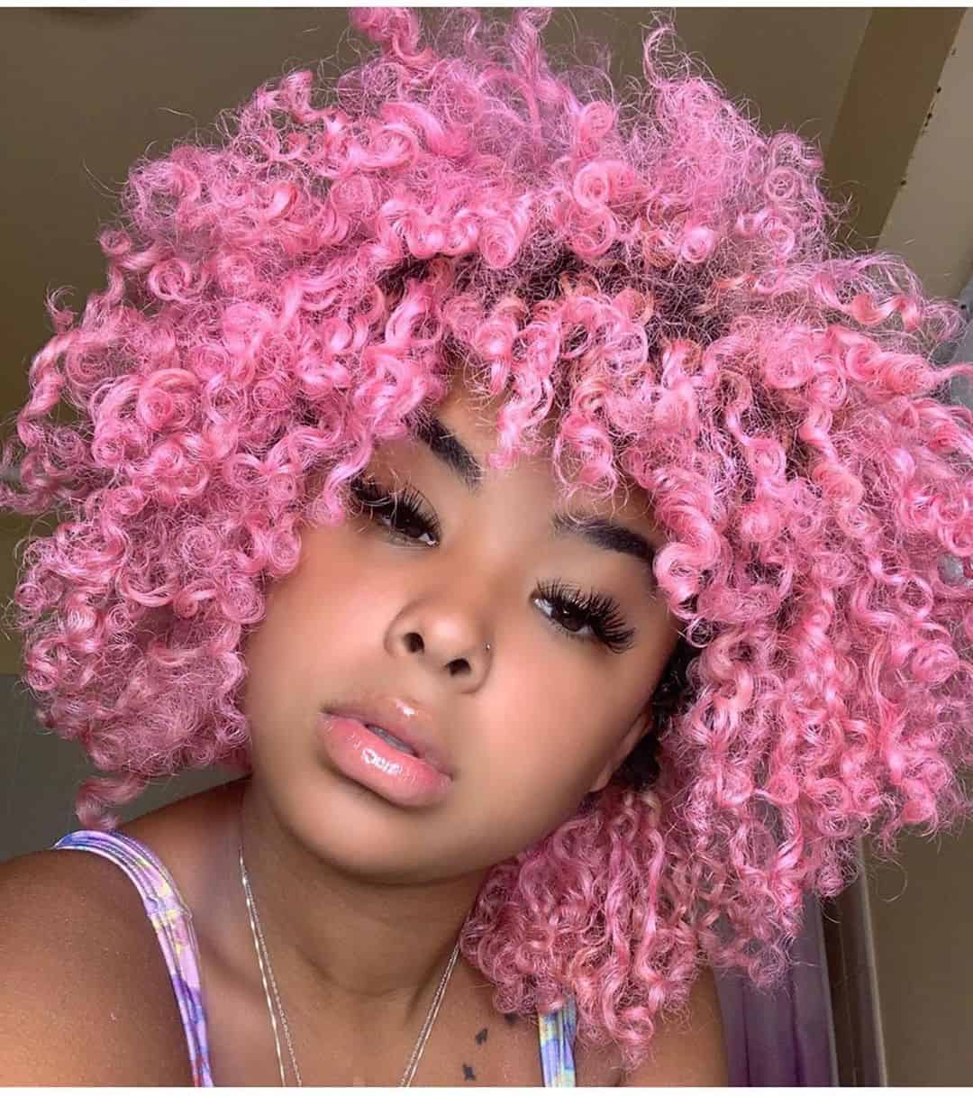 Pink Temporary Hair Dye