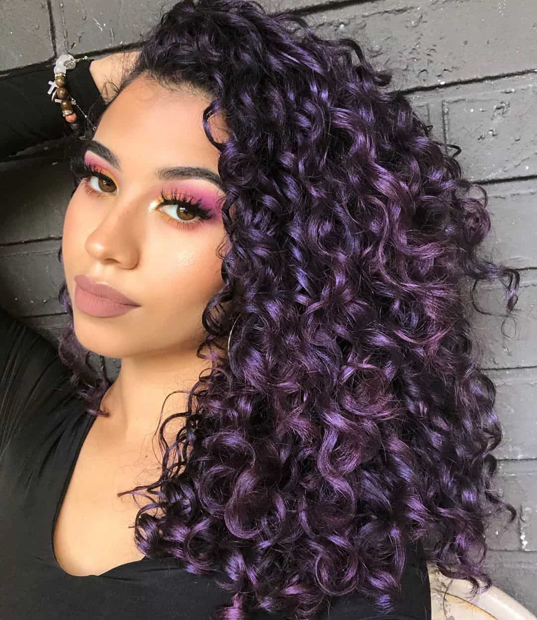 Purple Temporary Hairstye Dye
