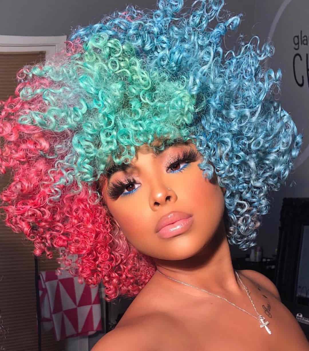 Rainbow Temporary Hair Dye