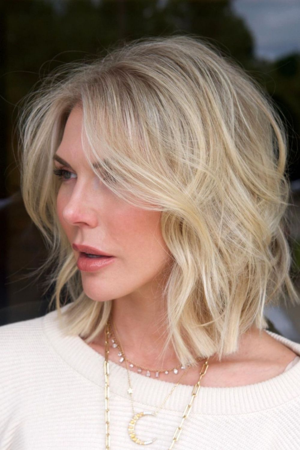 Short blonde hairstyle for fine hair 2