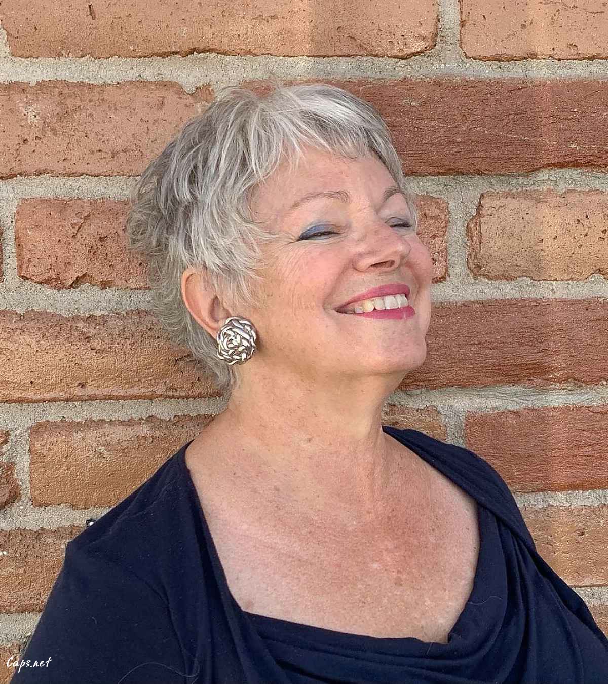 grey pixie haircut for women over 60