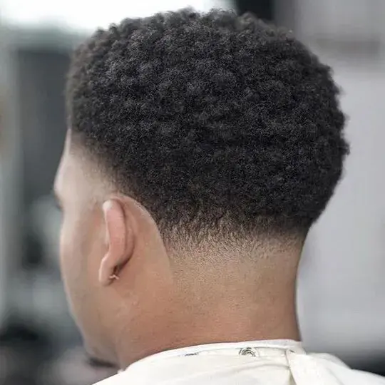 Afro Taper Fade Haircut