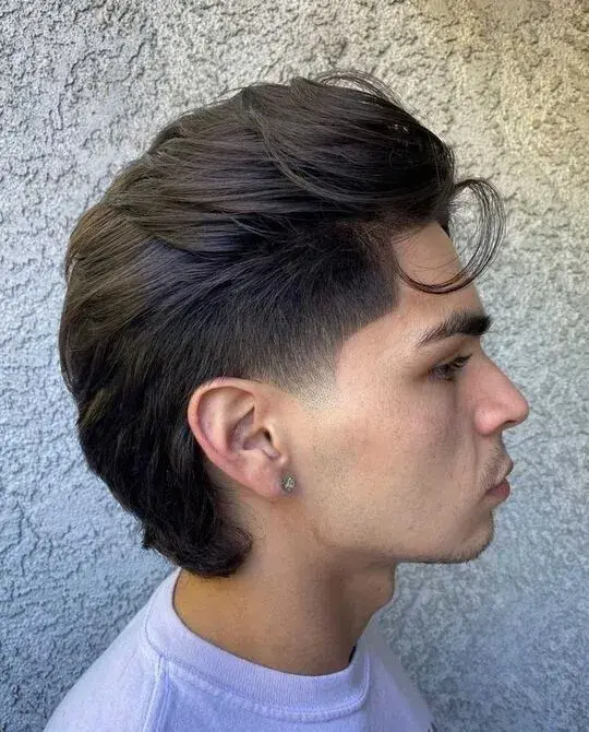 Taper Fade Cut For Long Hairs